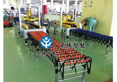 伸缩福来轮输送机