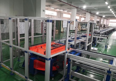 重载型3倍速链带旋转机构