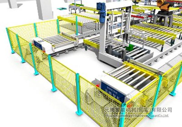 RGV+托盘转运+提升机联动